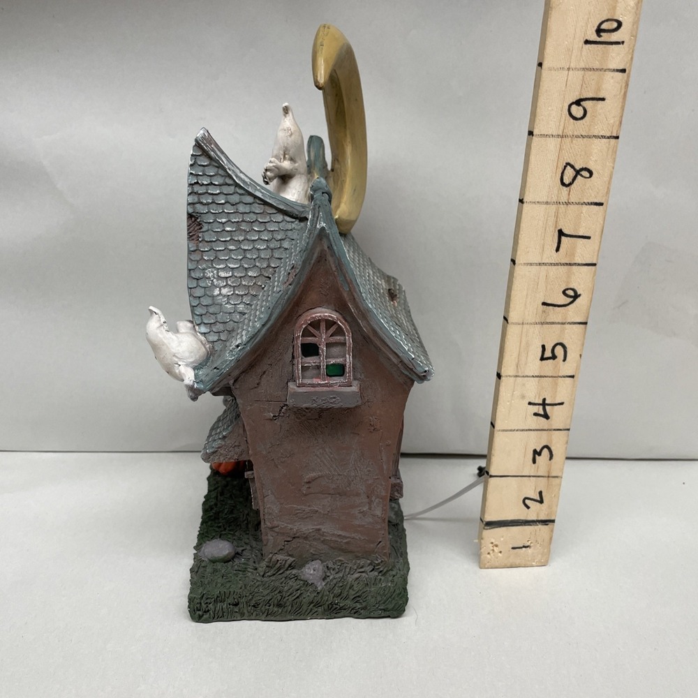 VINTAGE HALLOWEEN HOUSE LIGHT UP Color Changing DECORATION SPOOKY TESTED - Picture 8 of 16